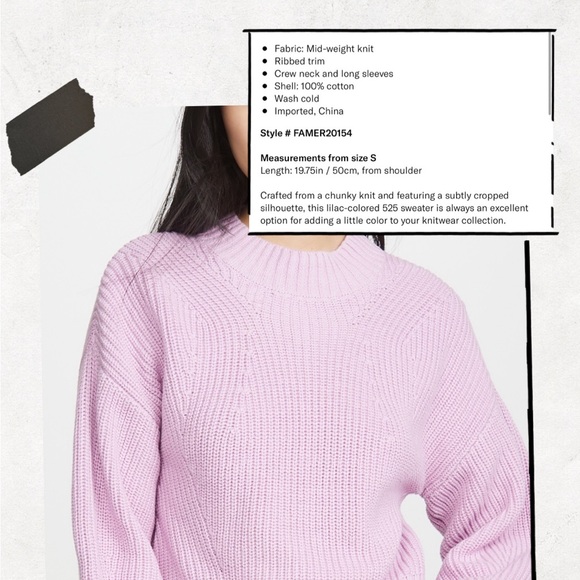 Lilac sweater - Picture 2 of 4